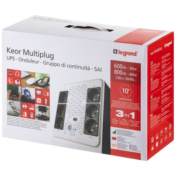 UPS KEOR MULTIPLUG 600 FR image 5