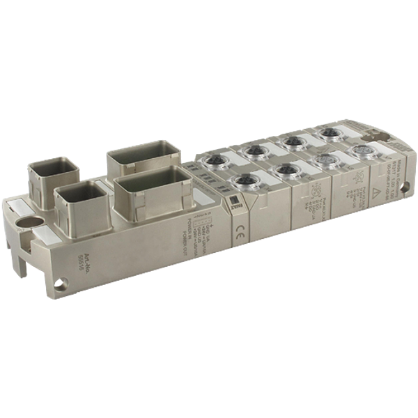 MVK MPNIO DI6 DO6 IOL IRT MVK ProfiNet, metal, PushPull RJ45 image 1