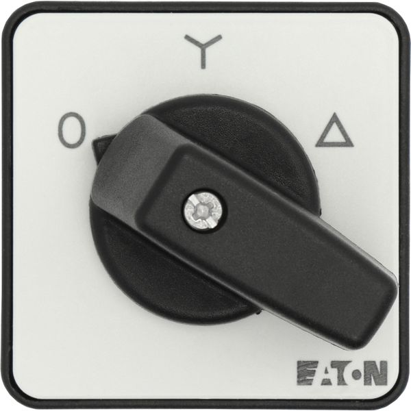 Star-delta switches, T0, 20 A, flush mounting, 4 contact unit(s), Contacts: 8, 60 °, maintained, With 0 (Off) position, 0-Y-D, Design number 8410 image 33