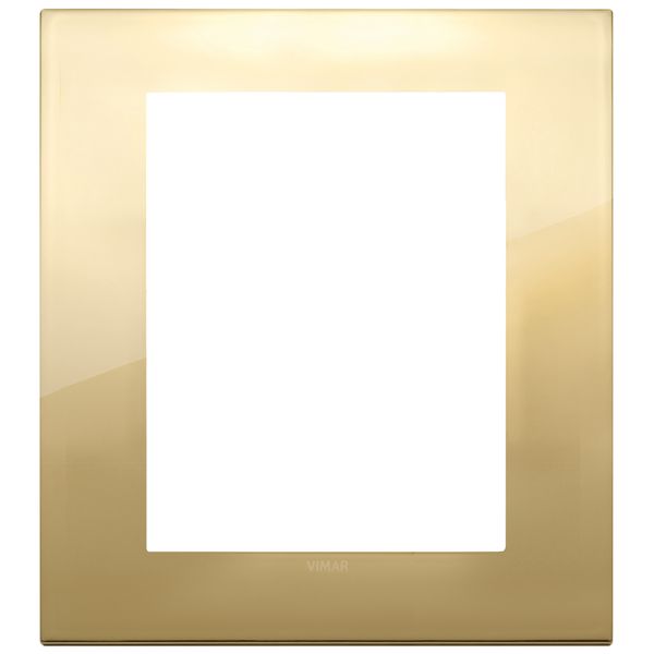 Classic plate 8M metal gold image 1