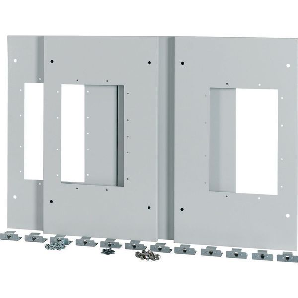 Plug-in plate for 3xIZMX16, W=1000mm, grey image 4