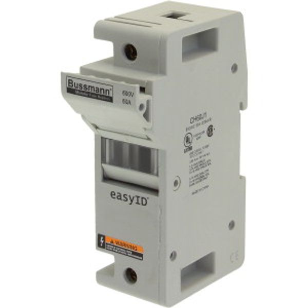 Fuse-holder, low voltage, 60 A, AC 600 V, DC 600 V, UL Class J, 40 x 83 x 125 mm, 1P, UL, CSA image 12
