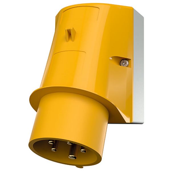 Wall mounted inlet, 32A5p4h110V, IP44 image 4