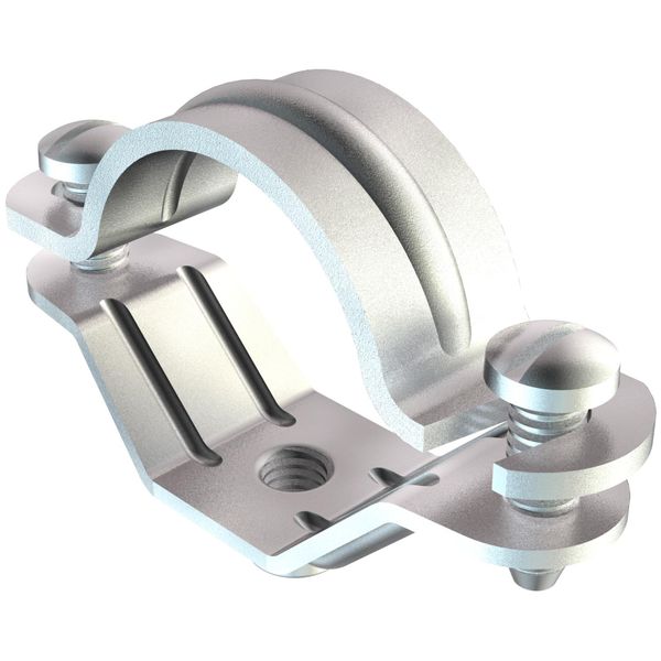 2900 M6 24-29 G  Spacer clip, with connecting thread M6, 24-29mm, Steel, St, galvanized, DIN EN 12329 image 1