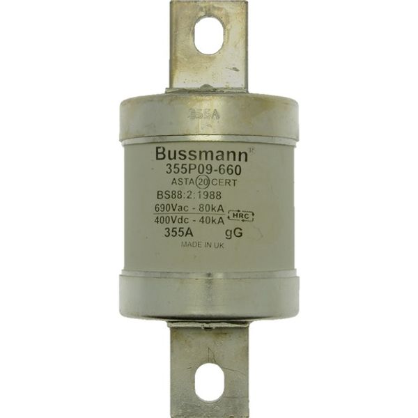 Fuse-link, low voltage, 355 A, AC 660 V, BS88, 59 x 111 mm, gL/gG, BS image 2