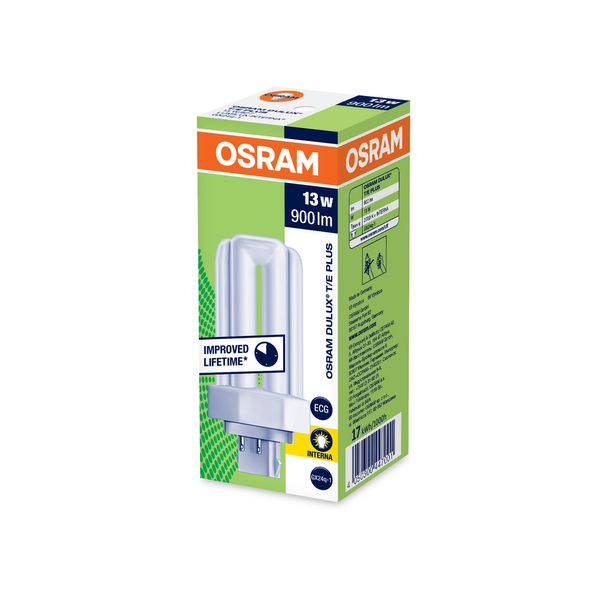 DULUX T/E 13W/827 PLUS GX24Q FS1   OSRAM image 4