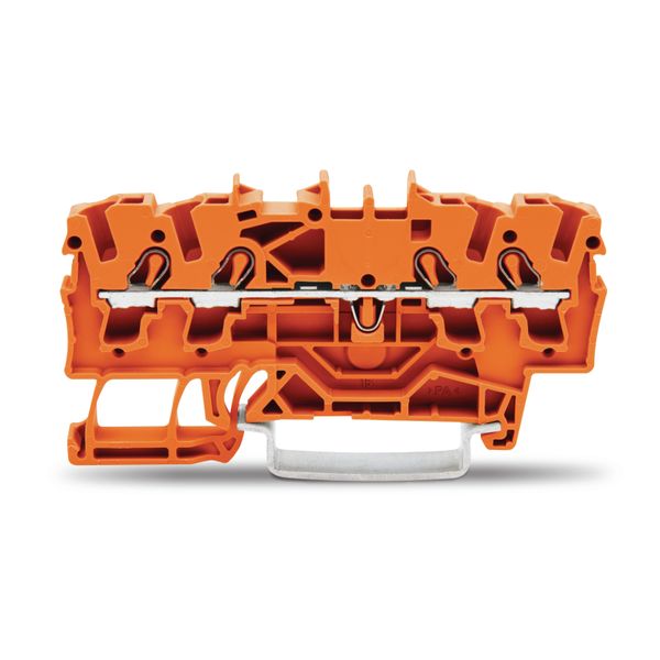 2002-1402 4-conductor through terminal block; 2.5 mm²; suitable for Ex e II applications image 1