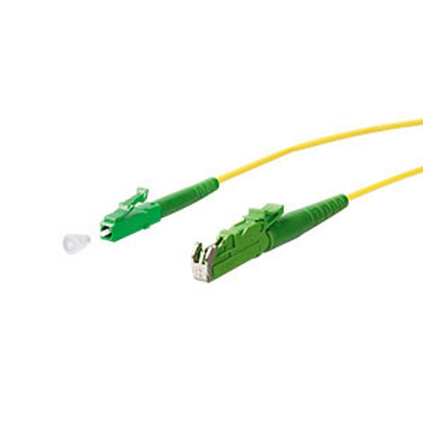 OpDAT patch cord LC-S APC/E2000-S APC OS2, 2.0 m image 3