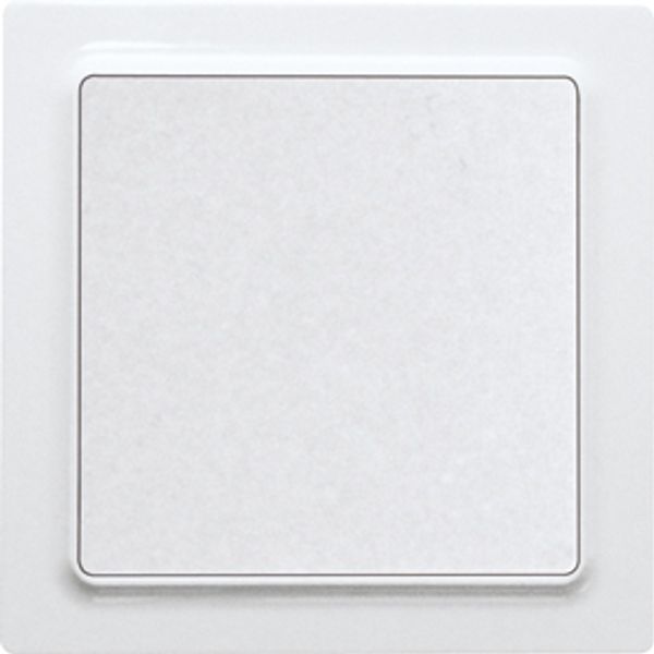 Rocker switch in E-Design55, pure white glossy image 1
