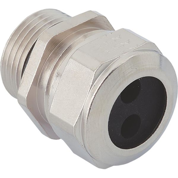 Cable gland Progress brass Pg21 multiple cables 6x Ø4.8-6.0mm image 1