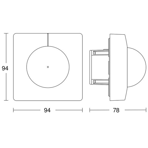 Motion Detector Is 345-E Knx V3.1 Up Whi image 2