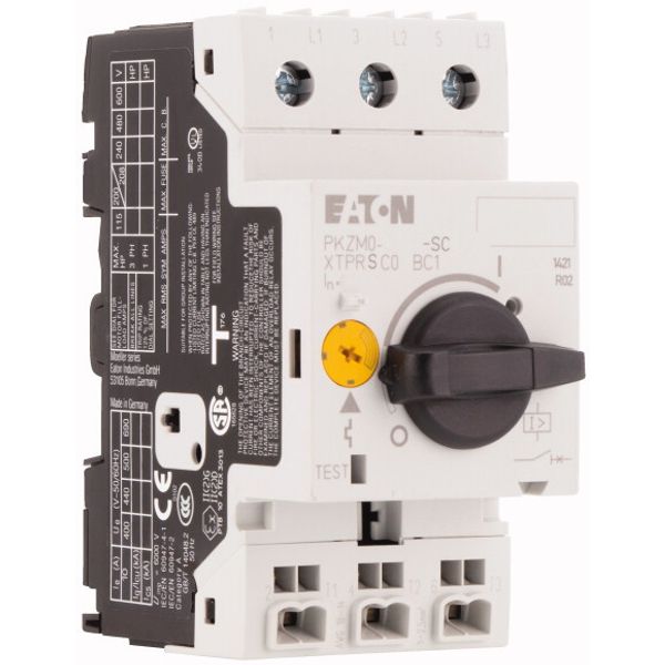 Motor-protective circuit-breaker, 0.1 - 0.16 A, Screw terminals on feed side/spring-cage terminals on output side image 4