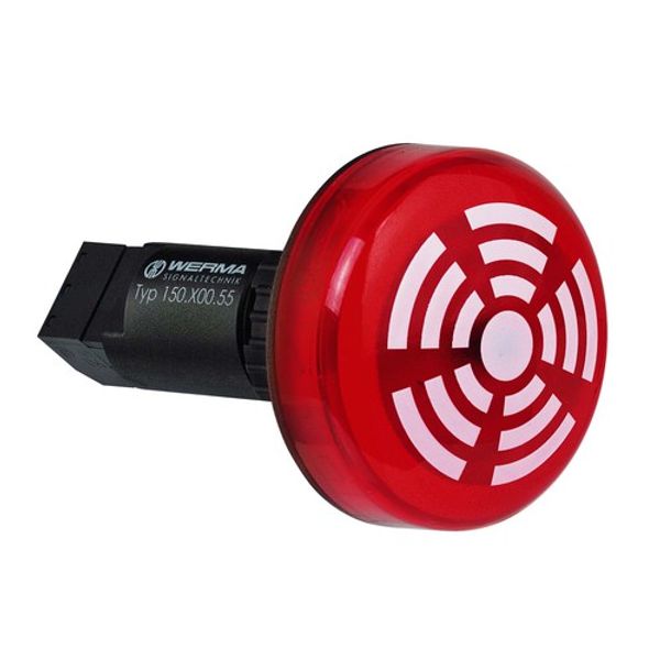 LED Buzzer EM Contin. tone 230VAC RD image 2