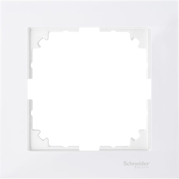 M-Pure frame, 1-gang, polar white image 4