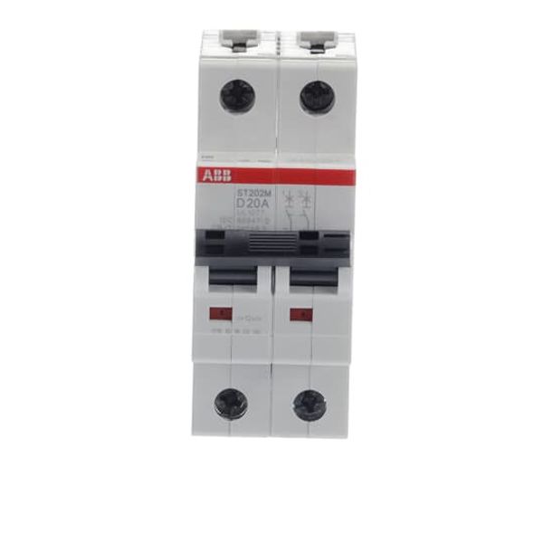 ST202M-D20 Miniature Circuit Breaker - 2P - D - 20 A image 1