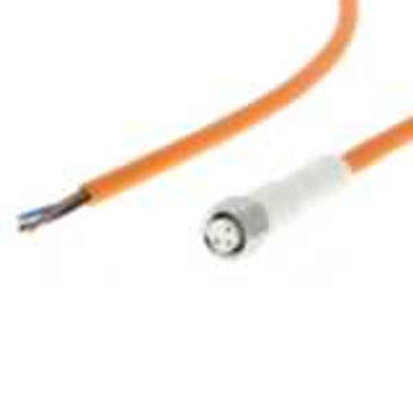 Sensor cable, M8 straight socket (female), 3-poles, PP detergent and w AA041397A image 2