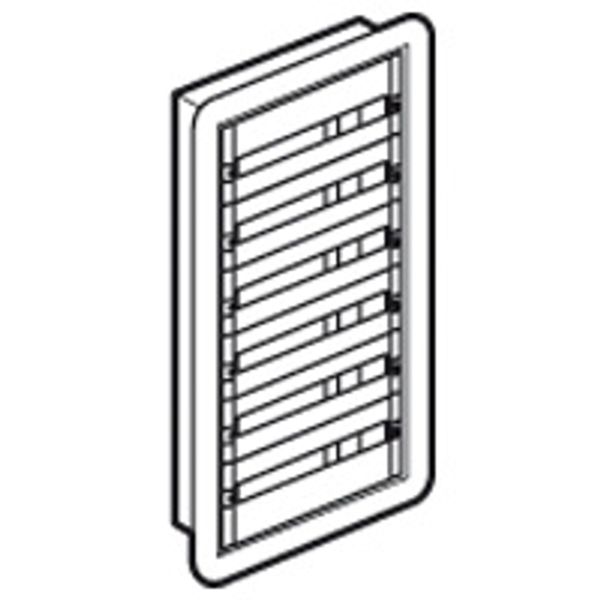 Fully modular flush mounting cabinet XL³ 160 - ready to use - 6 rows - 144 mod image 1