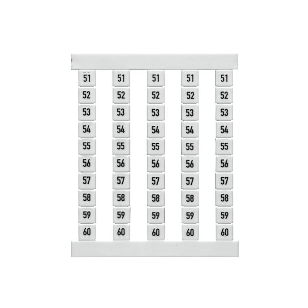 Terminal marking, Pitch in mm: 5.00, Printed characters: Numbers, vert image 1