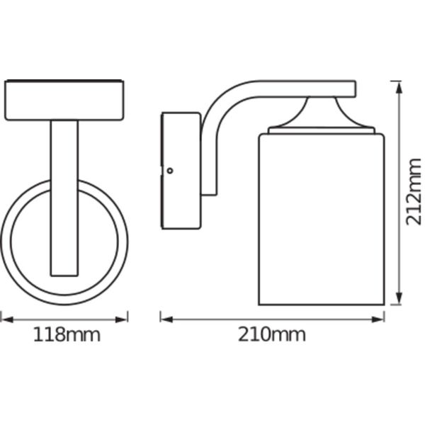 ENDURA® CLASSIC LANTERN CYLINDER Cylinder E27 White image 9