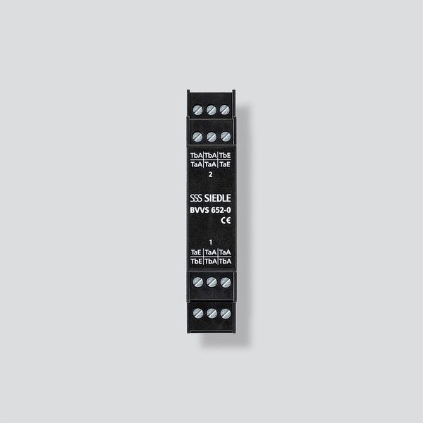 BVVS 652-0 Bus video distributor symmetrical DIN rail image 1