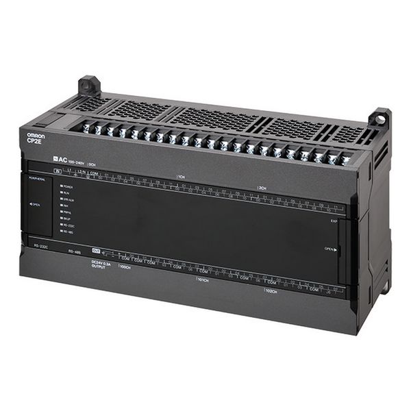 CP2E series compact PLC - Standard Type; 36 DI, 24DO; Relay output; Po image 1