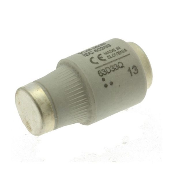 Fuse-link, low voltage, 63 A, AC 500 V, D3, 27 x 16 mm, gR, IEC, fast-acting image 7