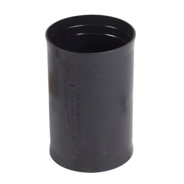 Black IP54 sleeve for pipe conduit Ø110mm image 1