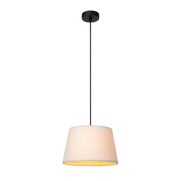 WOOLLY Pendant light-Cream-Ø28-1xE27-60W-Cotton image 1