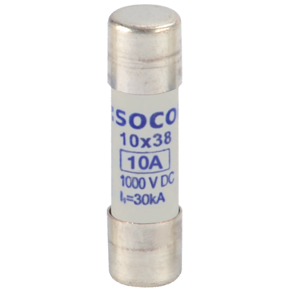 Photovoltaic cylindrical fuse gPV 30kA 10x38 1000Vdc 20A image 1