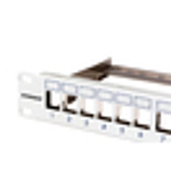 Patchpanel 19" empty for 24 modules (SFA)(SFB), 1U, RAL7035 image 19