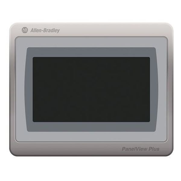 Allen-Bradley, 2711P-T4W21D8S, PanelView Plus 7 Standard Terminal, Touch Screen, 4.3 ines, Wide aspect ratio Color, Single Ethernet, 24V DC, Windows CE OS License, Standard Model image 1