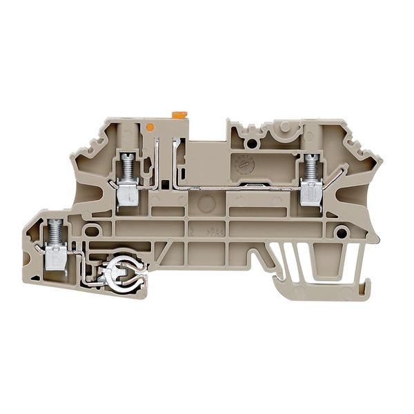 Test-disconnect terminal, 2.5 mm², 20 A, Pivoting, Cross-disconnect: w image 1