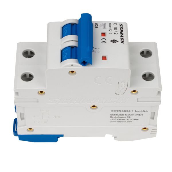 Miniature Circuit Breaker (MCB) AMPARO 10kA, C 10A, 2-pole image 5