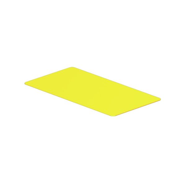 Device marking, Self-adhesive, halogen-free, 17 mm, Polyester, yellow image 1