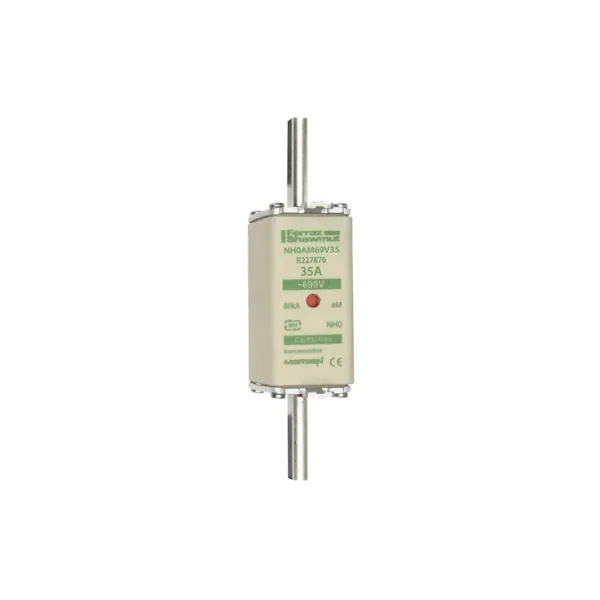 Fuse-link NH0 aM 690VAC 35A live tags Double indicator image 2