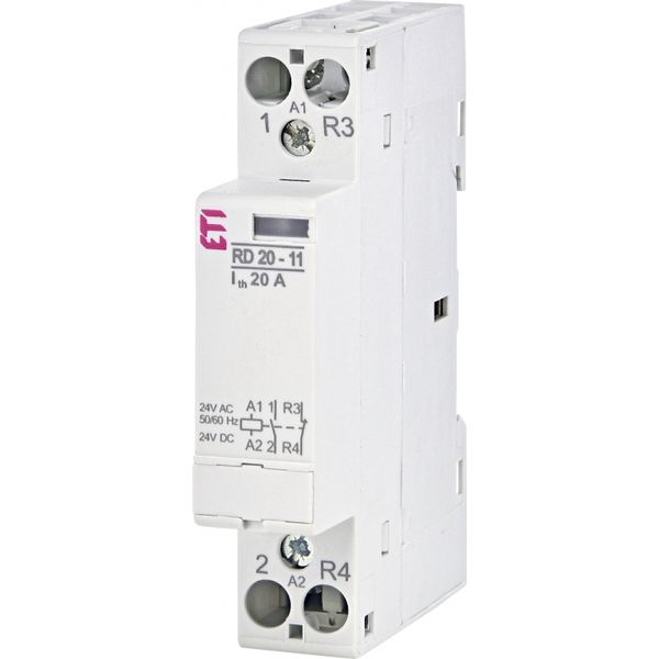 Modular contactor, RD 20-11-24V AC/DC image 1