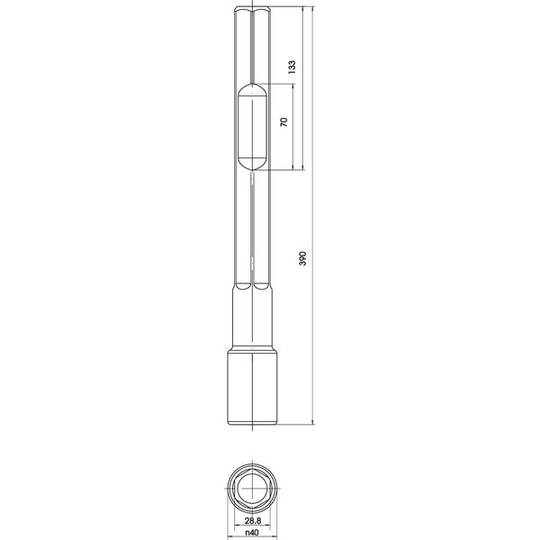 LE HAMMER-B-II Hammer insert for LightEarth / Bosch II 25mm image 2