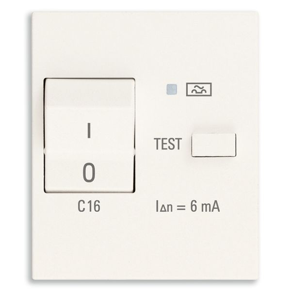 1P+N C16 RCBO 120-230V 6mA white image 1