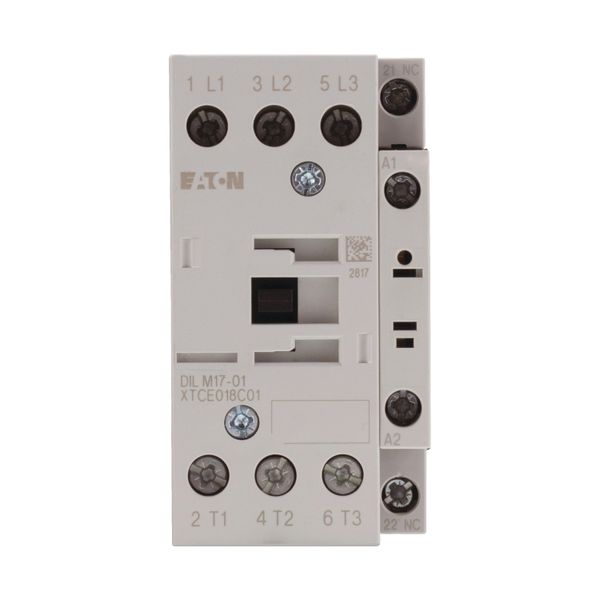 Contactor, 3 pole, 380 V 400 V 7.5 kW, 1 NC, RDC 24: 24 - 27 V DC, DC operation, Screw terminals image 15