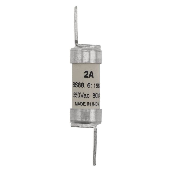 Fuse-link, low voltage, 2 A, AC 550 V, BS88/F2, 14 x 68 mm, gL/gG, BS image 35