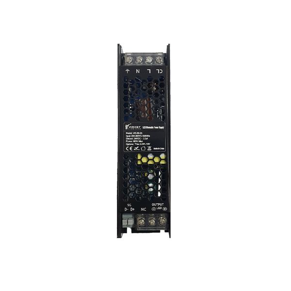 Power Supply 24V DC, 60W, IP20, Triac & 0-10 Dim image 1