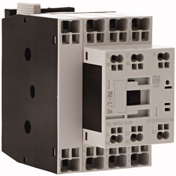 Contactor, 4 pole, AC operation, AC-1: 32 A, 1 N/O, 1 NC, 24 V 50/60 Hz, Push in terminals image 3