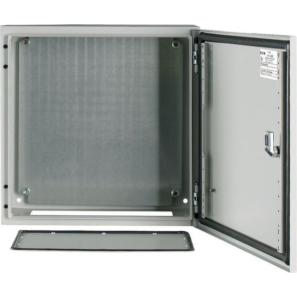 Wall enclosure with mounting plate, HxWxD=400x400x200mm image 4