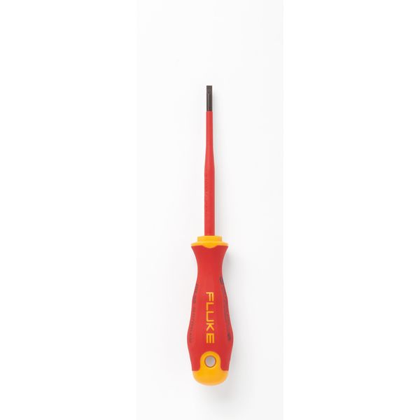 ISLS5 Insulated Slotted Screwdriver 5/32x4 in, 4 mm x 100 mm, 1,000 V image 1