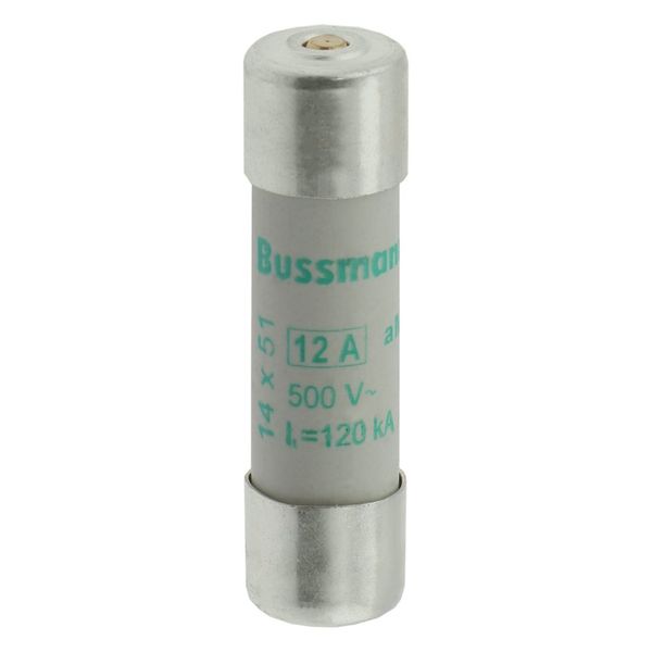 Fuse-link, LV, 12 A, AC 500 V, 14 x 51 mm, aM, IEC, with striker image 11