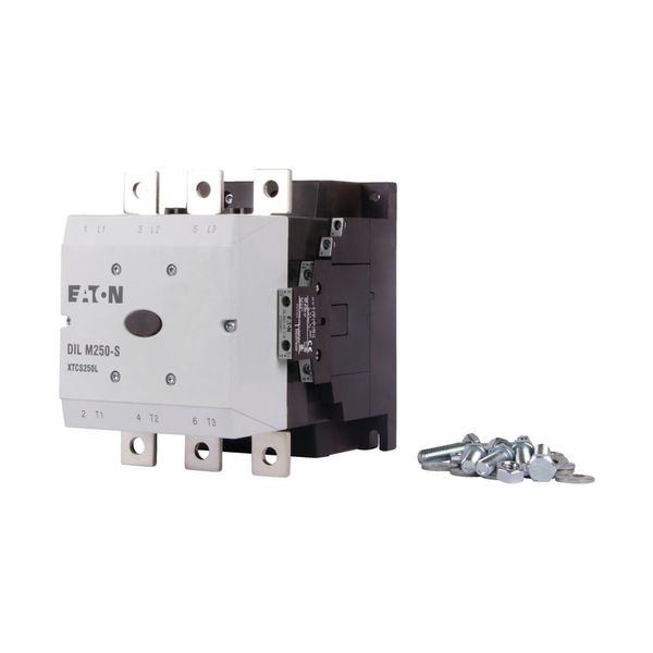 Contactor, 380 V 400 V 132 kW, 2 N/O, 2 NC, 220 - 240 V 50/60 Hz, AC operation, Screw connection image 8