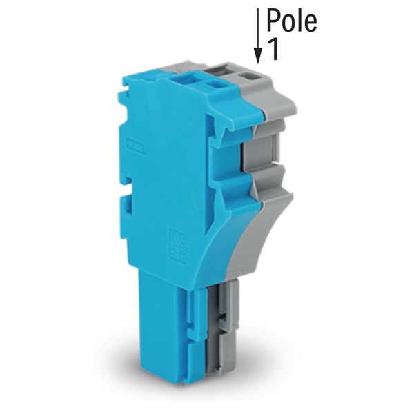 1-conductor female connector Push-in CAGE CLAMP® 4 mm² green-yellow/bl image 2