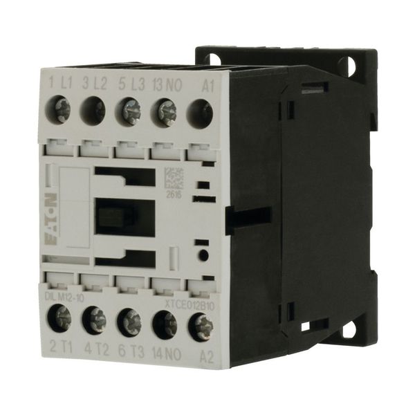 Contactor, 3 pole, 380 V 400 V 5.5 kW, 1 N/O, 12 V DC, DC operation, Screw terminals image 15
