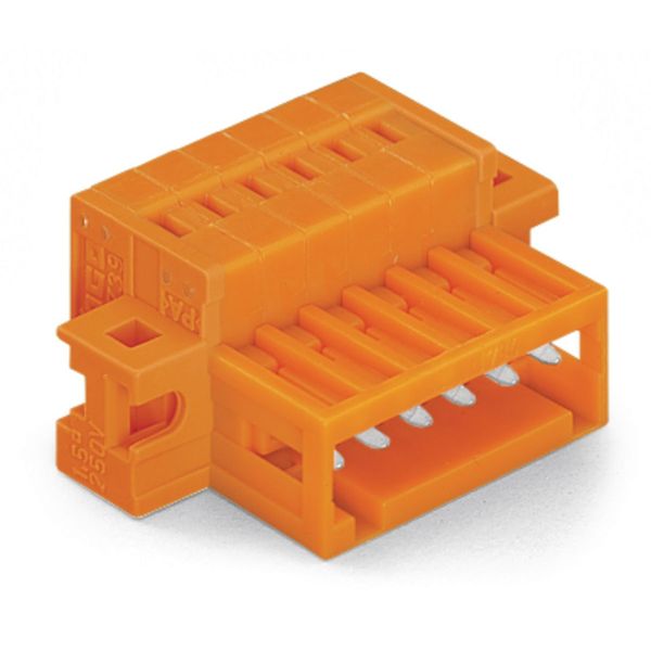 1-conductor male connector CAGE CLAMP® 1.5 mm² orange image 3