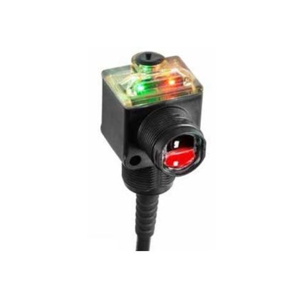 Allen-Bradley 42EF-R2MPBT-Y4 PHOTOSWITCH Photoelectric Sensor, RightSight, Transmitted Beam Receiver, Red, DC - 2 Complementary LO/DO Outputs, Source (PNP), 4-pin Pico QD on 152mm (6in) pigtail, IO-Link Enabled image 1